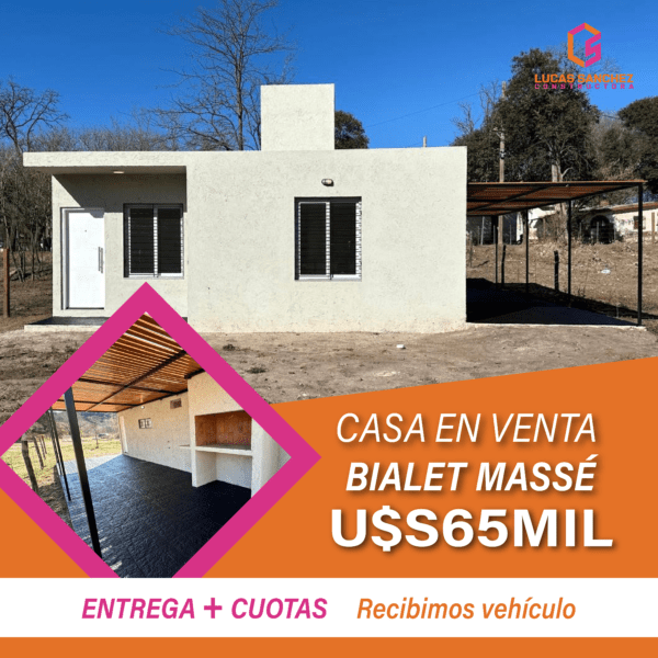 casa en venta en bialet masse